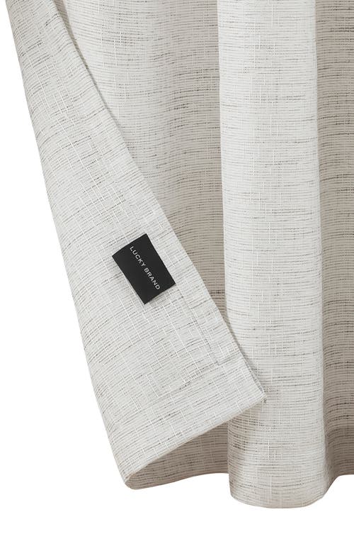 Lucky Brand Sierra Textured Set Of 2 Curtain Panels In Taupe