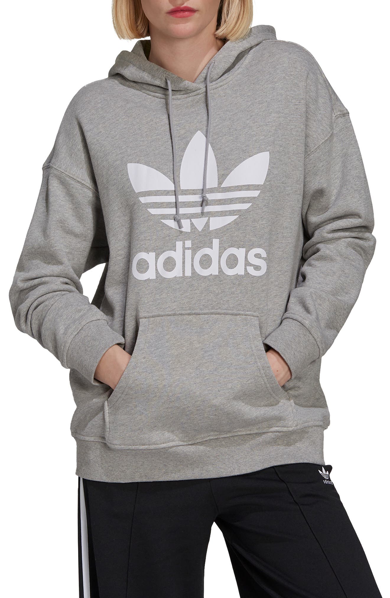 grey adidas womens jumper