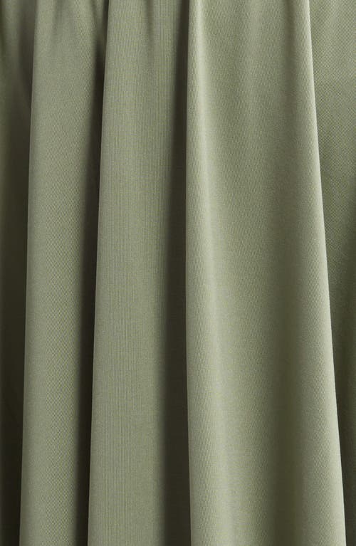 Nikki Lund Belle Cross Back Minidress In Green