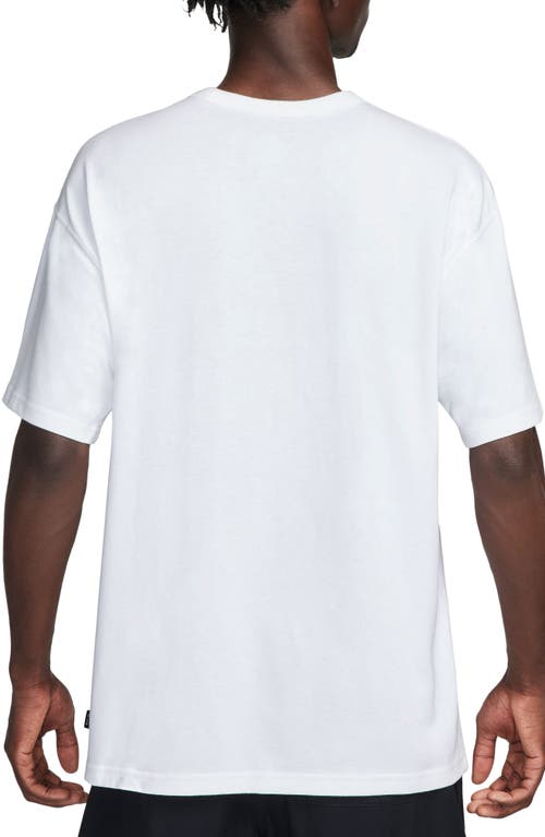 Shop Nike Premium Essential Cotton T-shirt In White/white