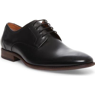 Steve Madden Dasher Plain Toe Derby, Black