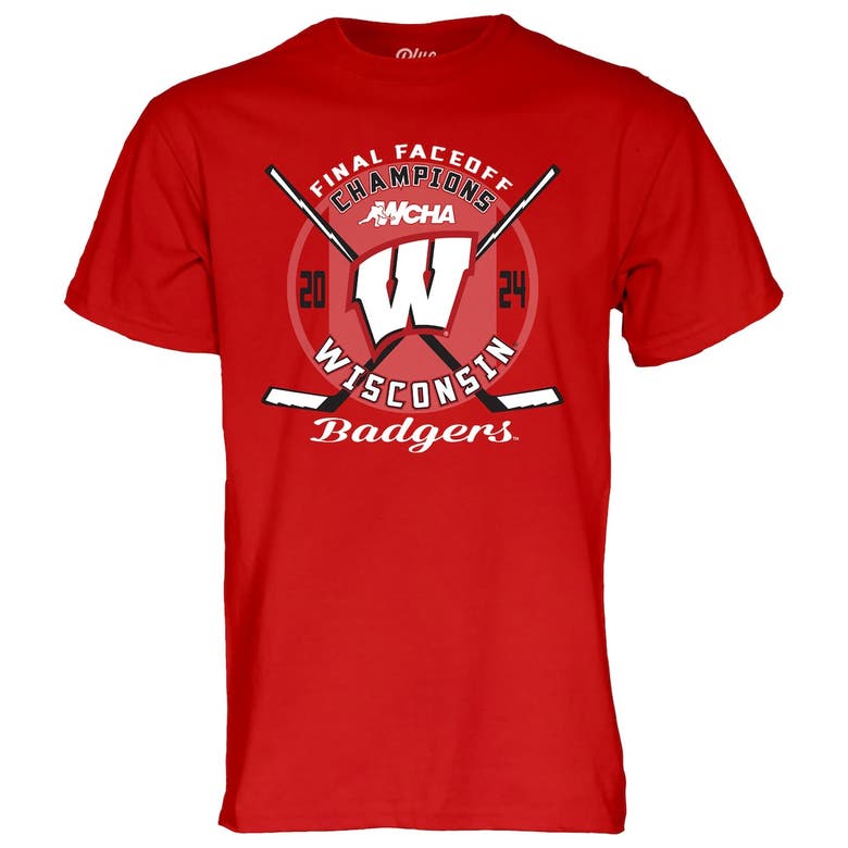 Shop Blue 84 Hockey Conference Tournament Champions T-shirt In Red