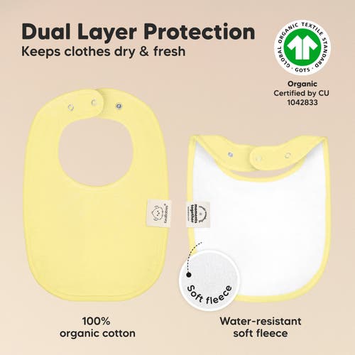 Keababies 8-pack Baby Drool Bibs In Dawn