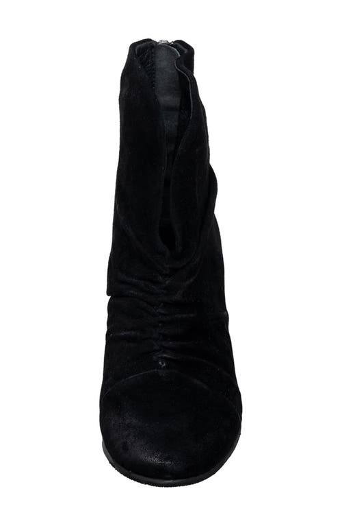 Antelope Niara Ruched Bootie In Black