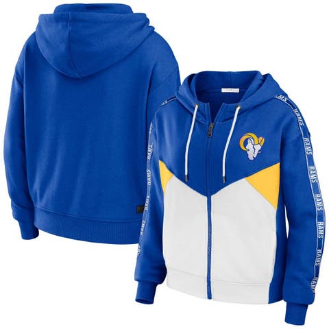 Detroit Lions WEAR by Erin Andrews Women's Color-Block Full-Zip