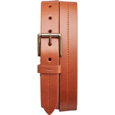 Shinola Leather Belt, Bourbon