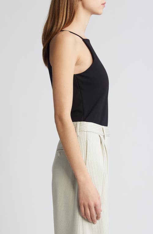 Shop Rag & Bone Irina Square Neck Tank Top In Black