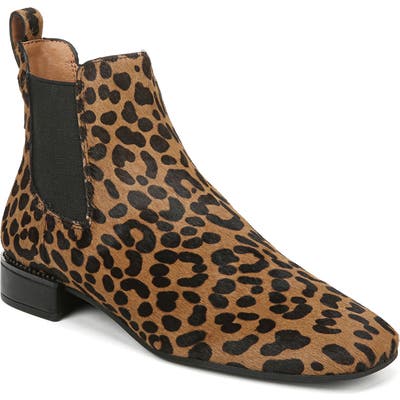 Sarto By Franco Sarto Heather Genuine Calf Hair Chelsea Boot, Brown