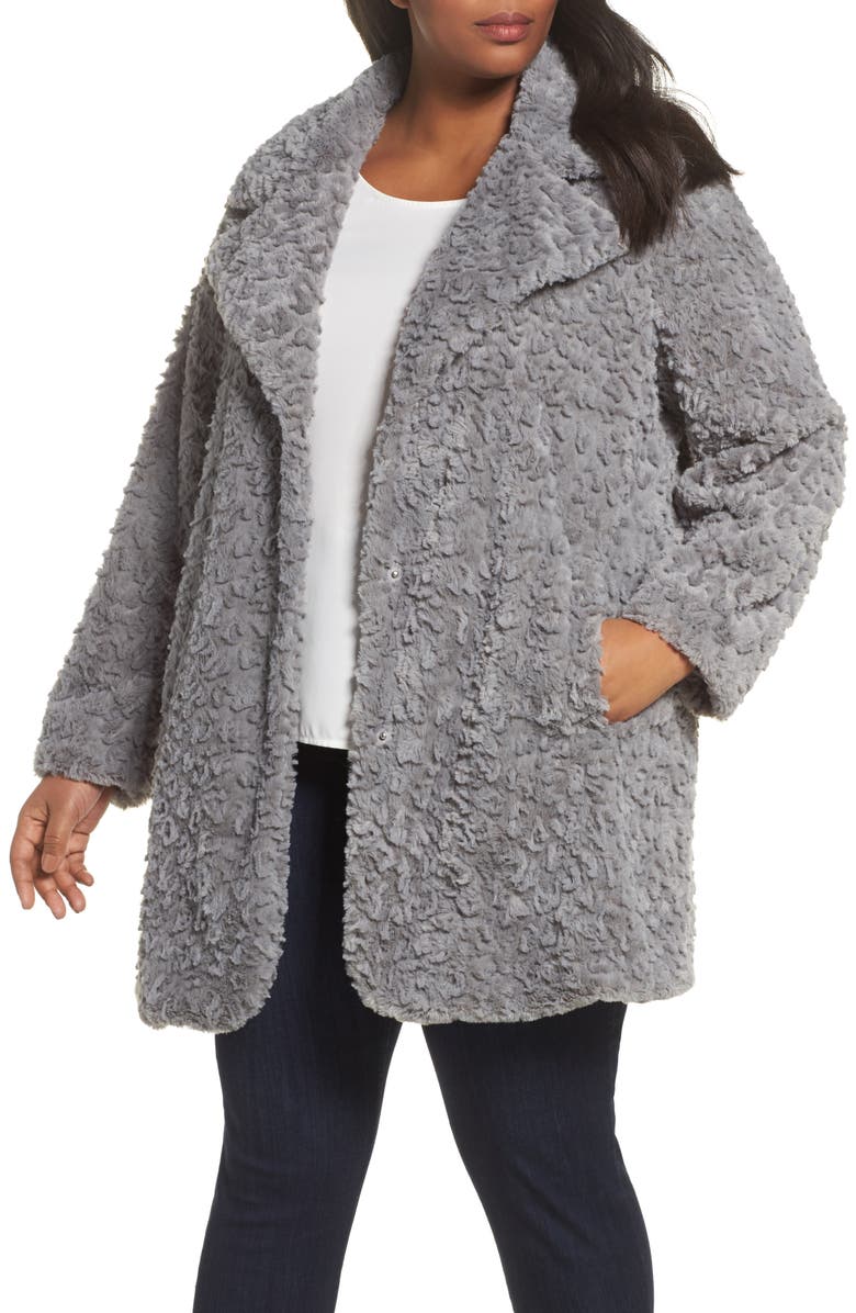 Kenneth Cole New York Faux Fur Coat | Nordstrom