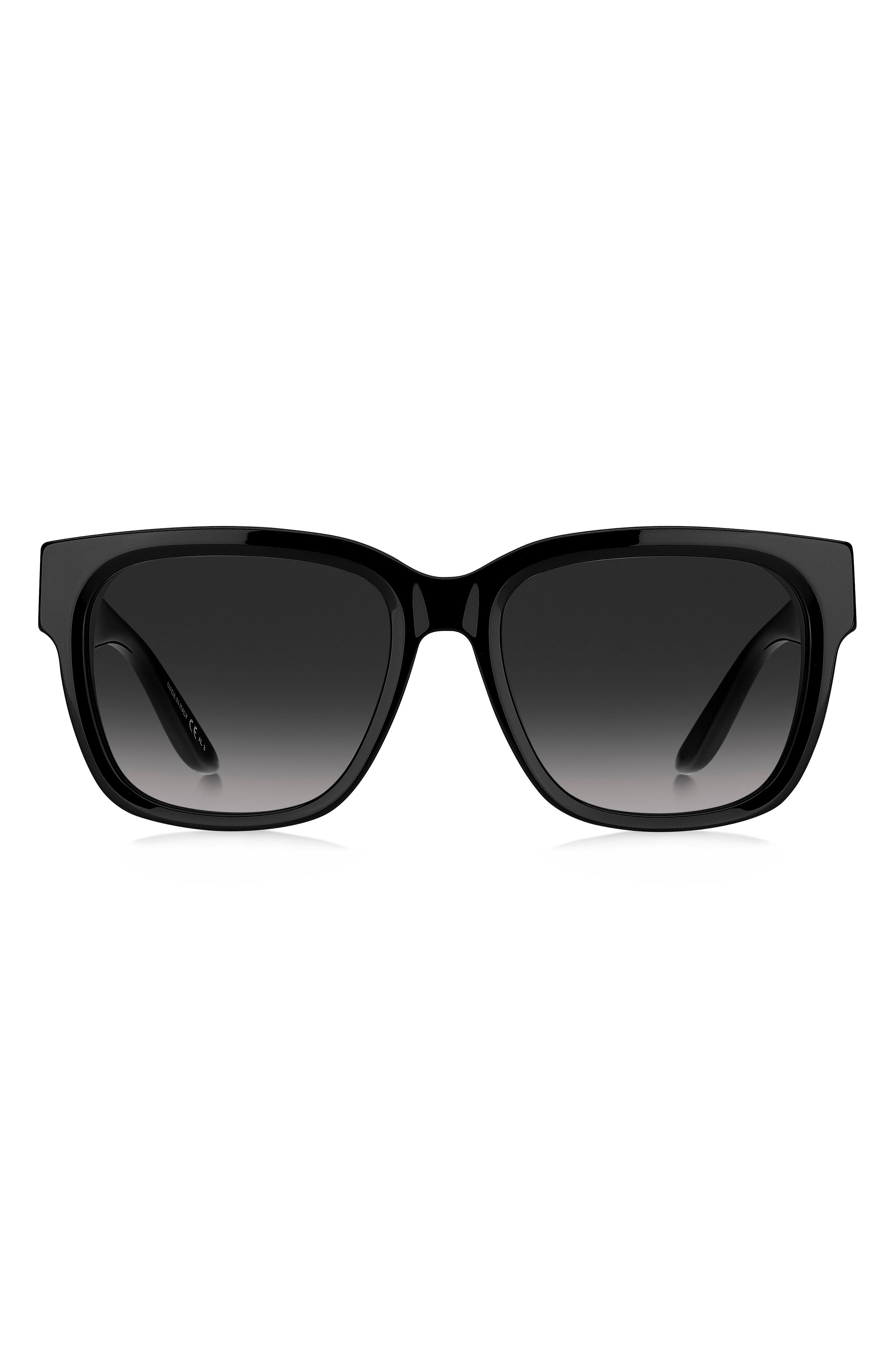 UPC 716736445465 product image for Givenchy 56mm Square Sunglasses in Black /Grey Shaded at Nordstrom | upcitemdb.com