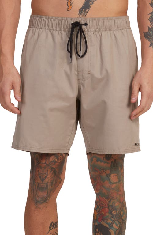 RVCA Opposites Swim Trunks in Timber at Nordstrom, Size Small