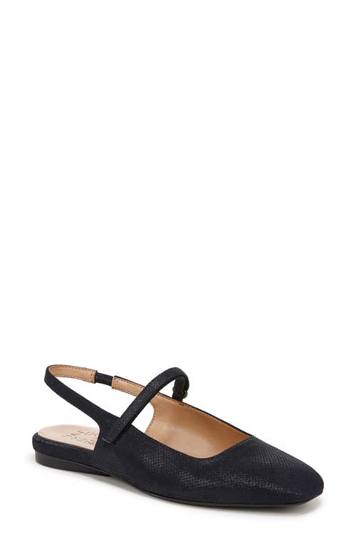 Naturalizer Connie Slingback Mary Jane Flat In Navy