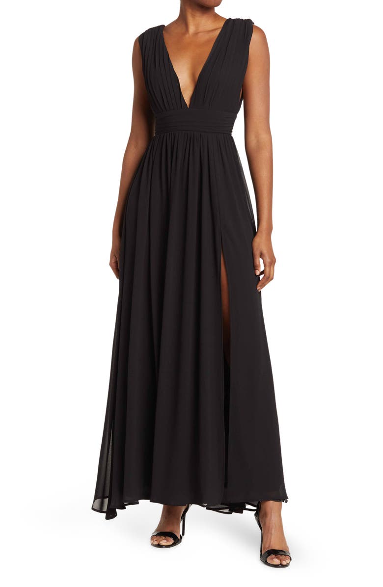 Love By Design Athen Plunging V-Neck Maxi Dress | Nordstromrack