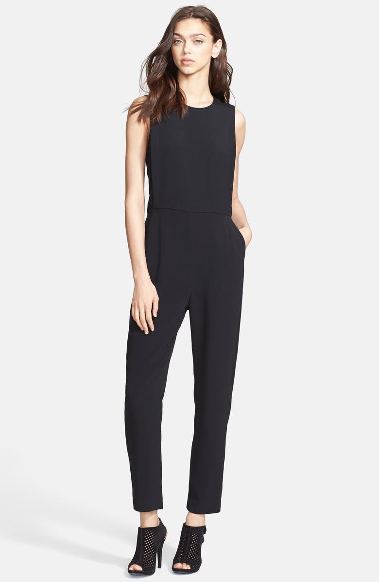 Theory 'Remaline' Stretch Crepe Jumpsuit | Nordstrom