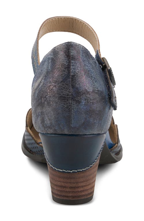 L'artiste By Spring Step L'artiste Parchelle Pump In Navy Multi Leather