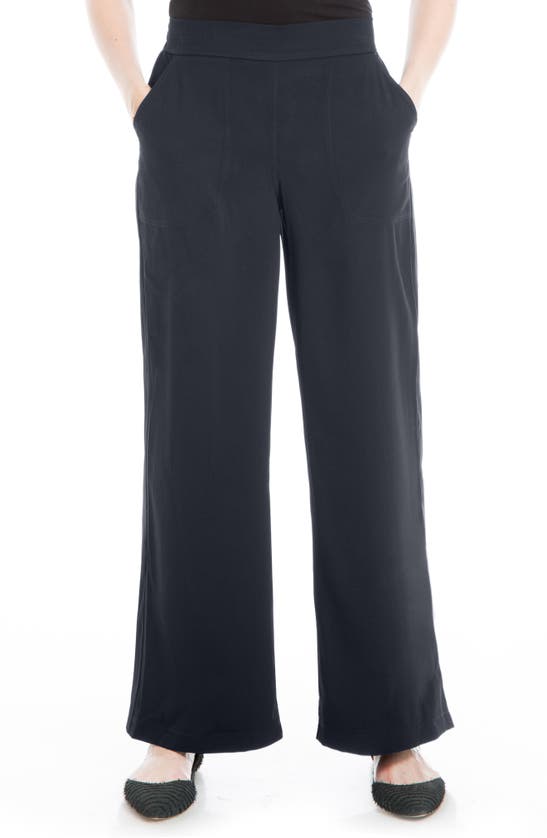 MAX STUDIO MAX STUDIO TWILL EASY WIDE LEG TROUSER