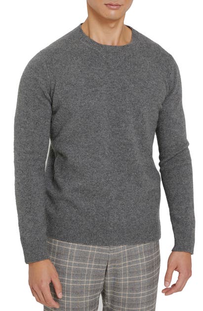 Frank + Oak Regular Fit Sweater In Medium Grey