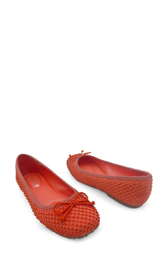 Shop Reaction Kenneth Cole Elstree Mesh Ballet Flat In Coral