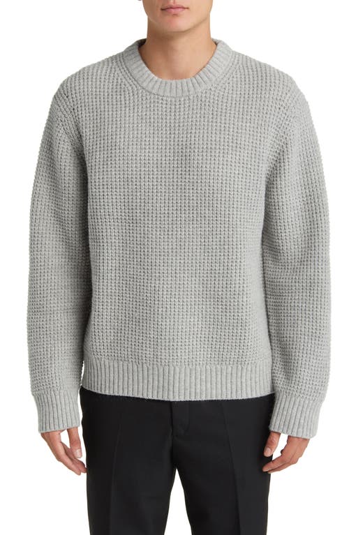Wilde Waffle Knit Sweater in Grey