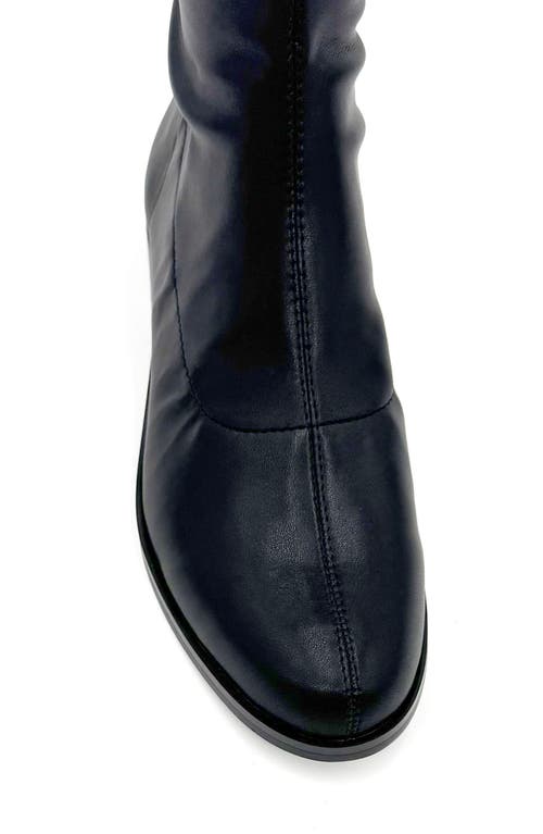 Chelsea Crew Train Tall Boot In Black Pu