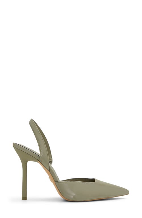 Shop Aldo Berolden Slingback Pointed Toe Pump In Green