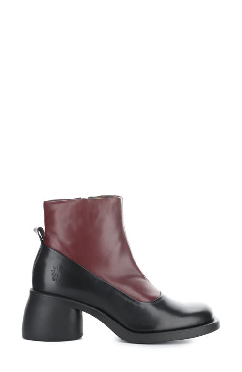 Shop Fly London Hint Boot In Black/wine