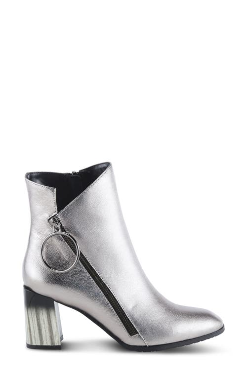 Azura By Spring Step Fabulosa Bootie In Pewter