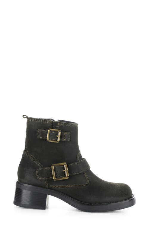 Shop Bos. & Co. Grata Waterproof Buckle Bootie In Olive