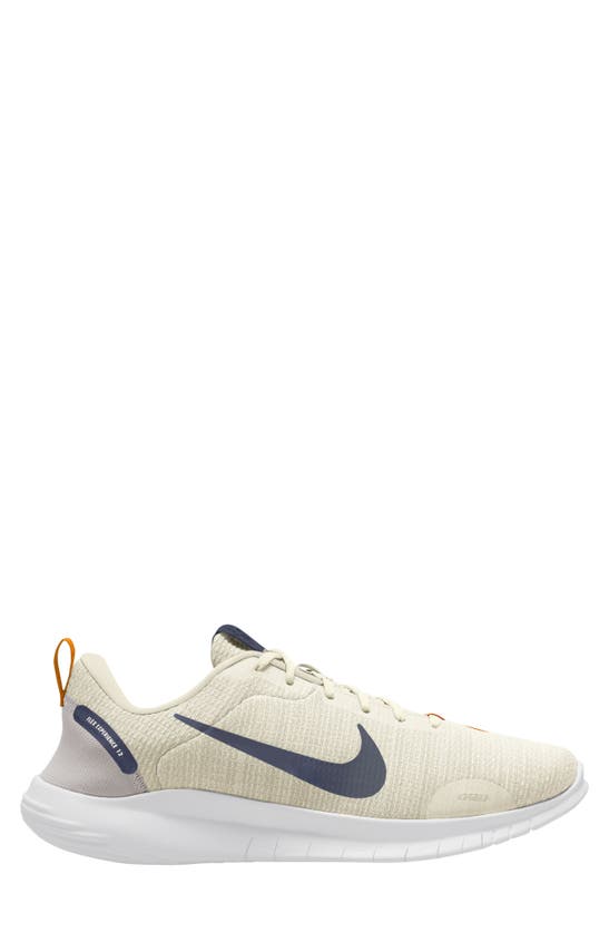Nike Flex Experience Run 12 Road Running Shoe In Sail/ Blue/ Platinum