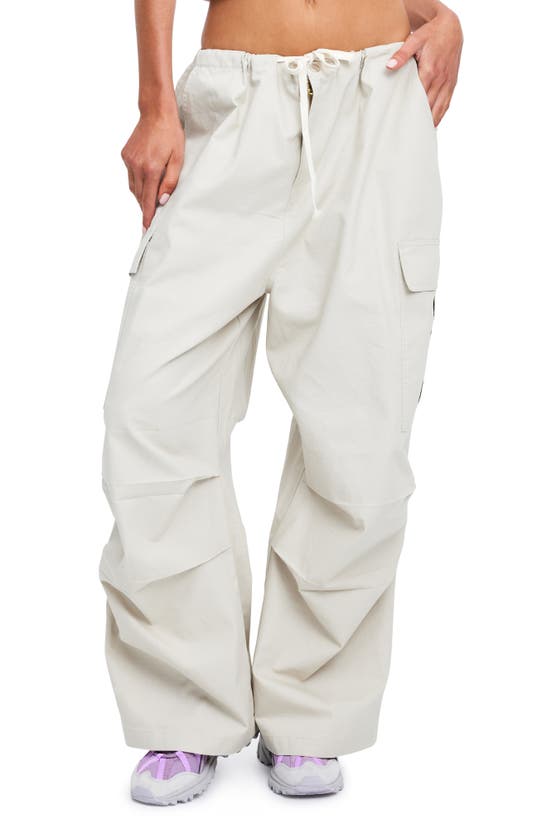 LIONESS DRAWSTRING BAGGY UTILITY PANTS