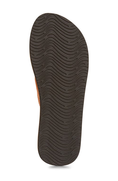 Floopi Textured Flip Flop Sandal In Tan