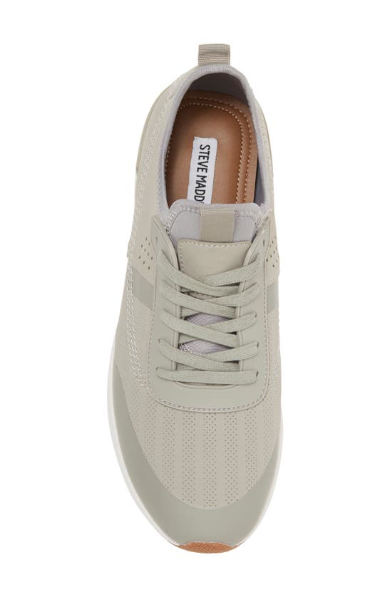 Steve Madden Berlyn Perforated Sneaker In Grey | ModeSens
