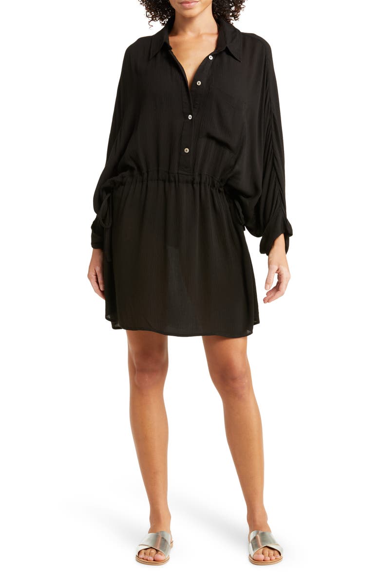 Elan Cinched Cover-Up Tunic | Nordstrom