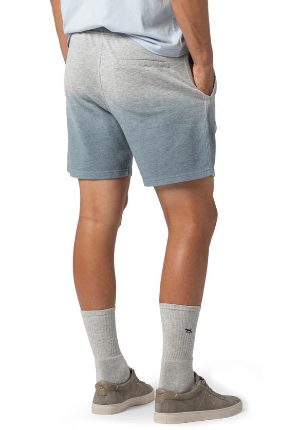 Rodd & Gunn Alto Dip Dye Piqué Cotton Shorts In Vapour