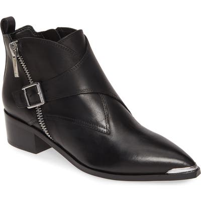 Marc Fisher Ltd X Elizabeth Sulcer Perfect Pairs Yanila Buckle Bootie- Black