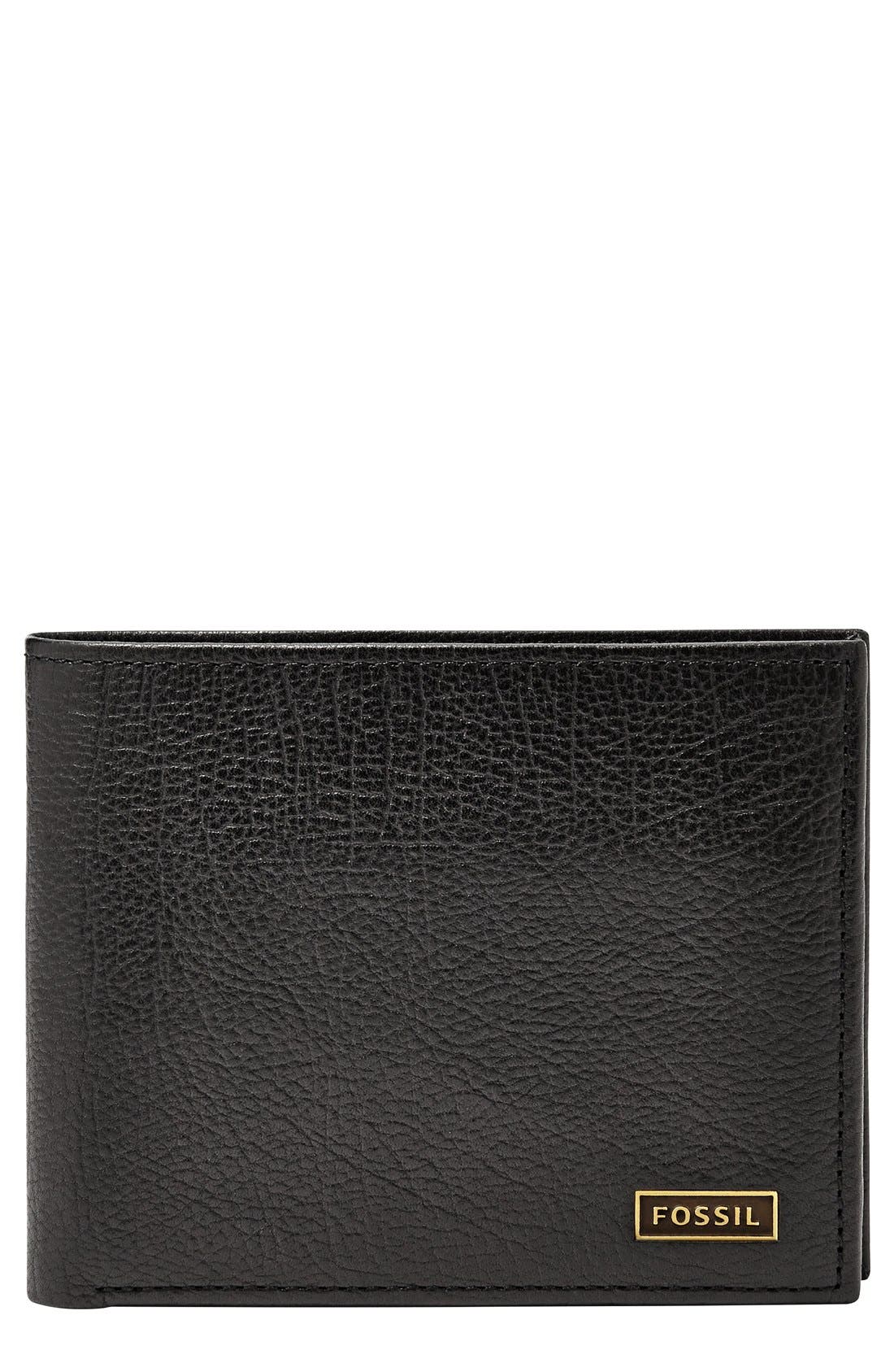Fossil 'Omega' Leather Bifold Wallet Nordstrom