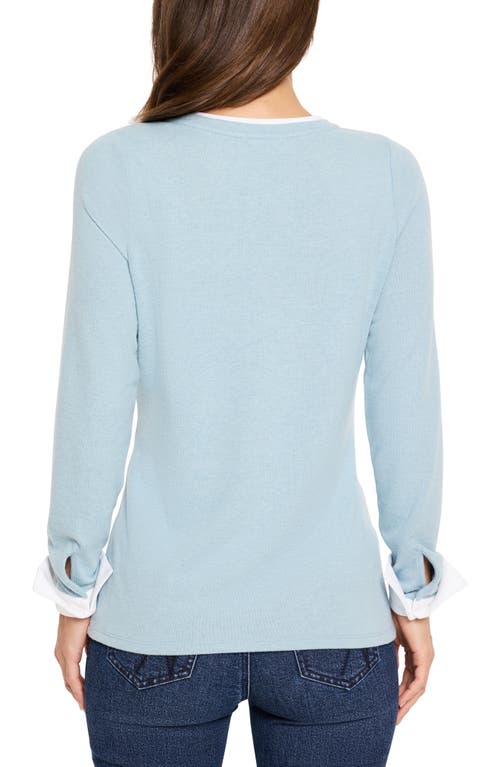 Shop Nzt By Nic+zoe Layer Knit Top In Starlight