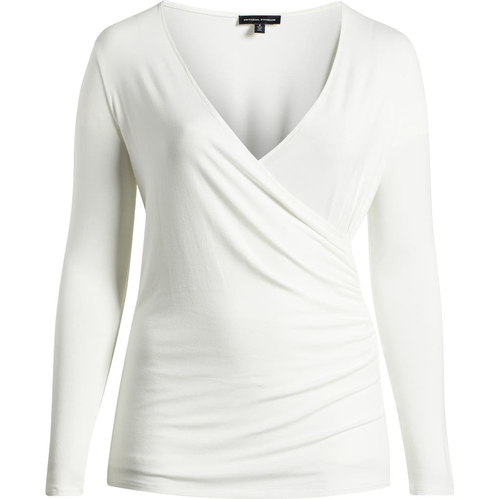 Universal Standard Liquid Cross Front Top In White