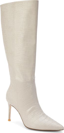 Coconuts by Matisse Alina Reptile Embossed Knee High Stiletto Boot ...