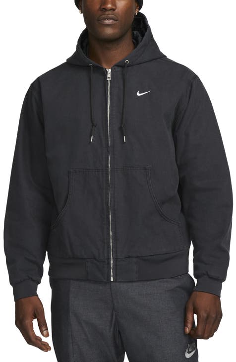 Nike Sportswear TECH FLEECE FZ WINTER HD - Zip-up sweatshirt - black  black/black 