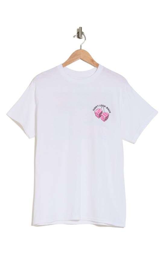 Shop Retrofit Don't Look Back Graphic T-shirt In White