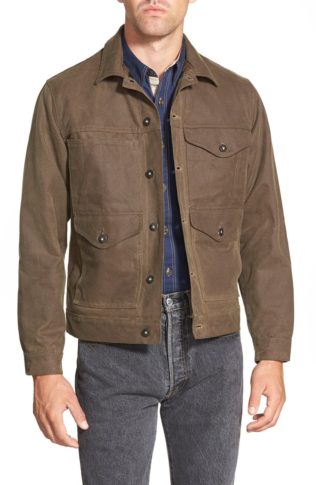 Filson 'Cruiser' Lined Wax Cotton Workwear Jacket Nordstrom
