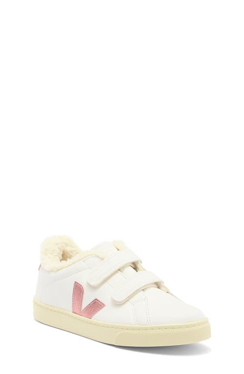 Shop Veja Kids' Esplar Sneaker In Extra-white/nacre