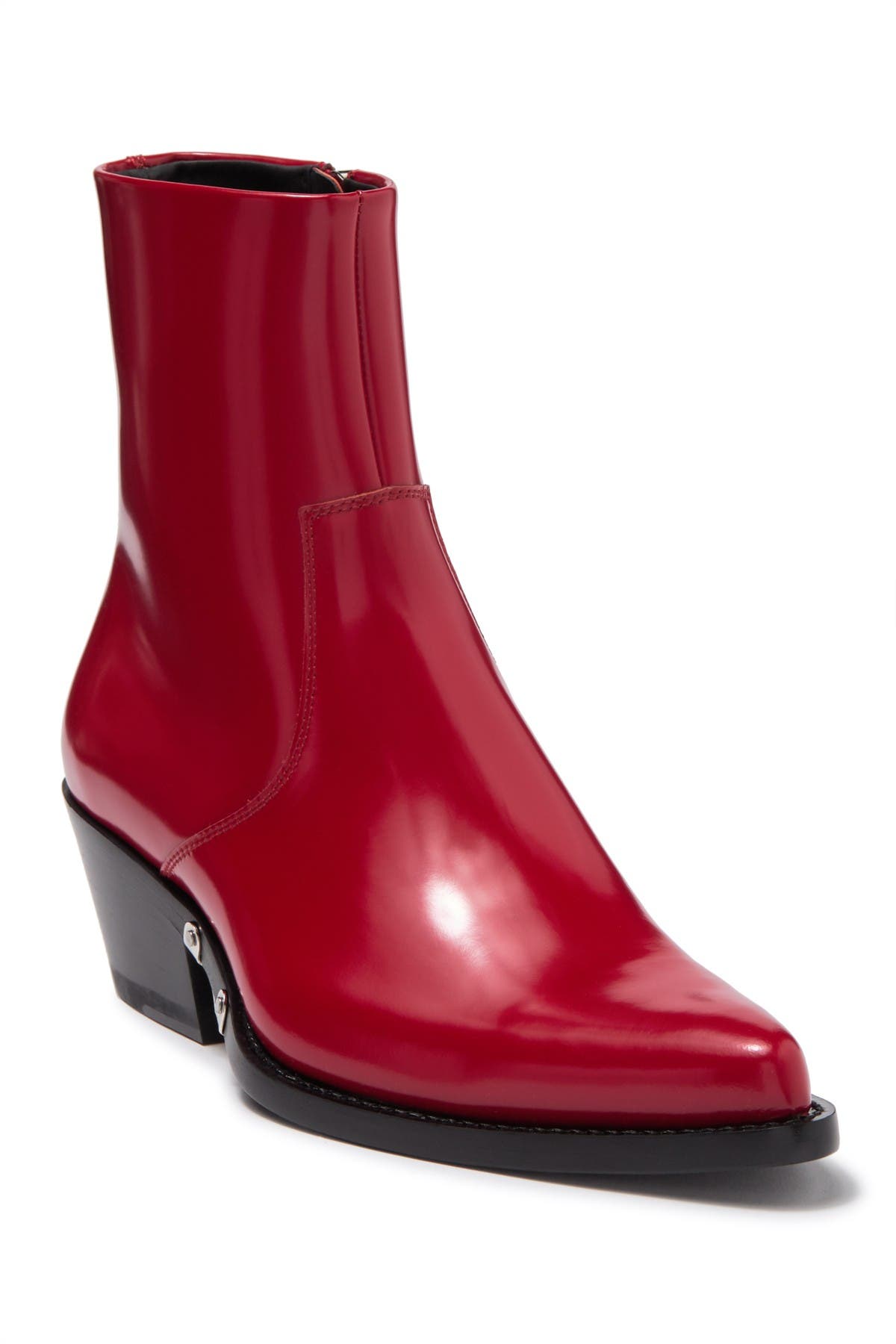 red calvin klein boots