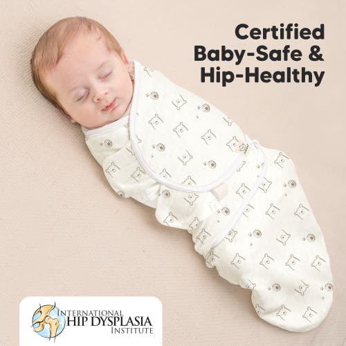 Keababies 3-pack Soothe Zippy Swaddle Wrap In Bumble Bear