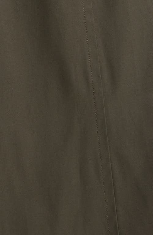 London Fog Water Resistant Belted Trench Coat In Olive