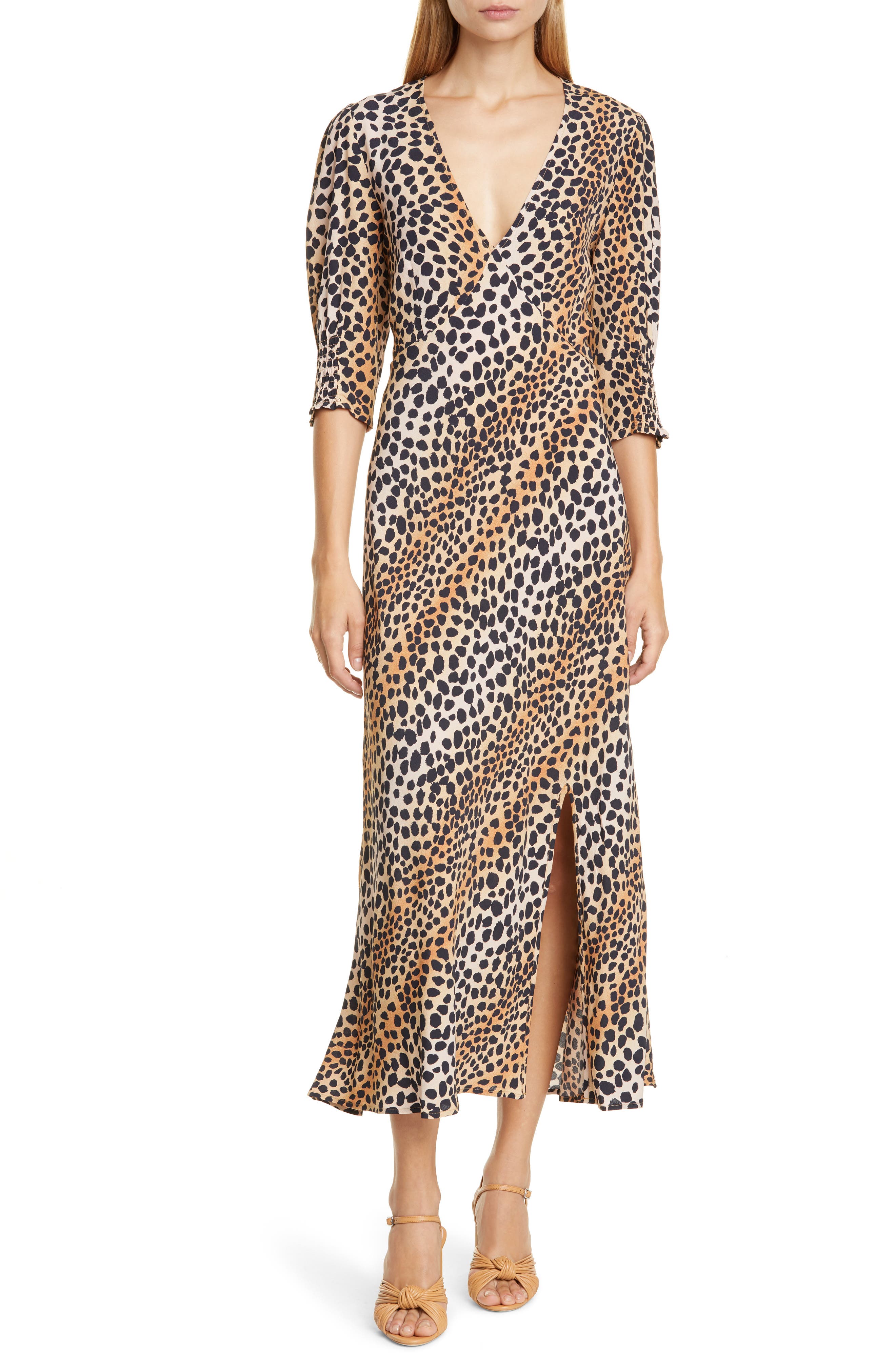 rixo london leopard dress