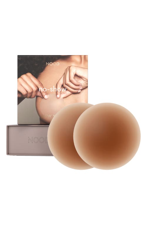 No-Show Reusable Round Nipple Covers in No.7 Bronze