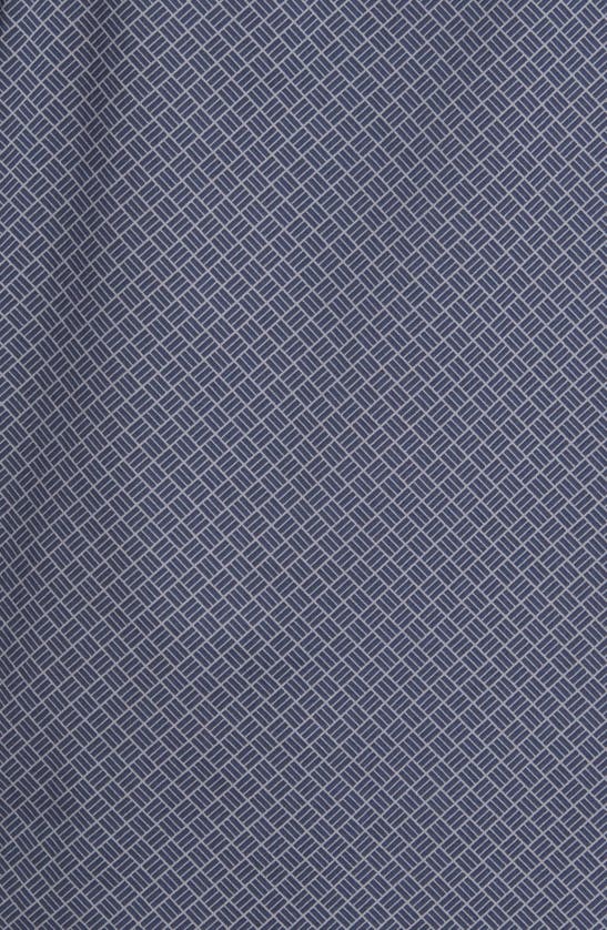Travismathew Annual Champ Cotton Blend Button-up Shirt In Heather Blue Nights