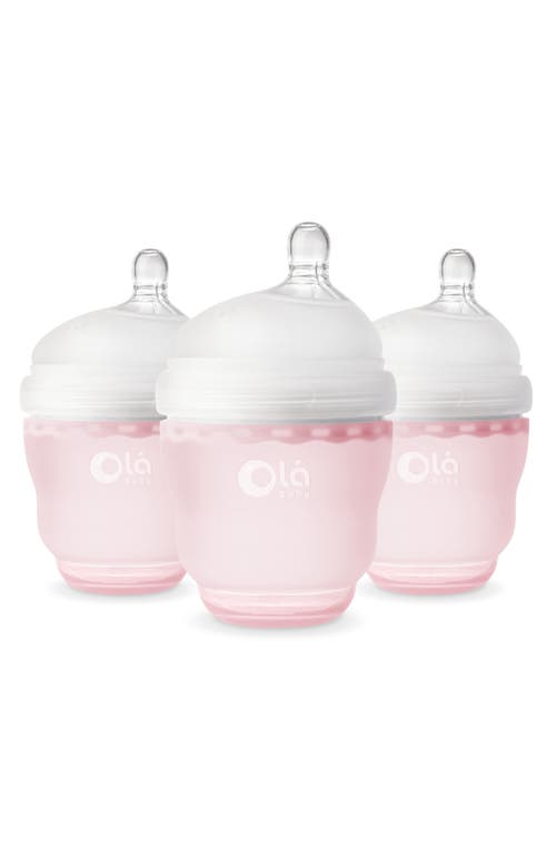 Olababy 3-Pack GentleBottle -Ounce Baby Bottles in Rose at Nordstrom